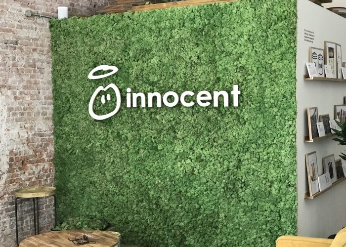Innocent Drinks Moss Wall